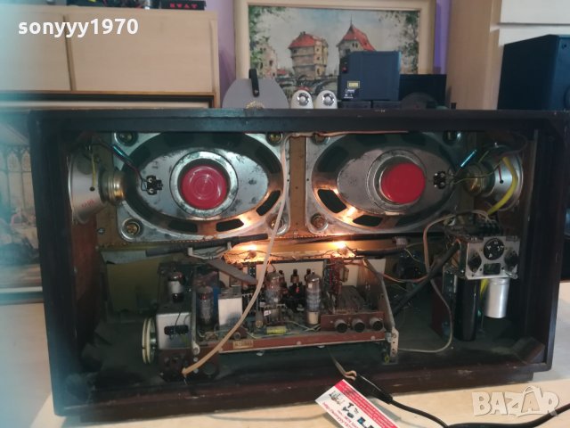 *telefunken tube stereo-антик 0502210840, снимка 5 - Ресийвъри, усилватели, смесителни пултове - 31689025