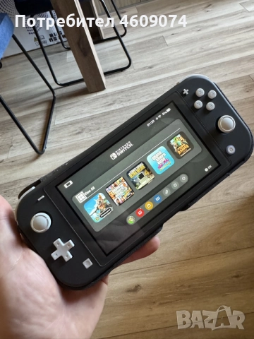 Nintendo Switch Lite (Хакната) + 512GB SD + Калъф + Зарядно и Кутия, снимка 2 - Nintendo конзоли - 55980933