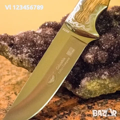 Ловен нож фиксирано острие- Columbia A070, снимка 3 - Ножове - 54000608