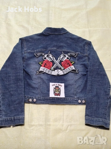 Дамско ретро метъл яке 