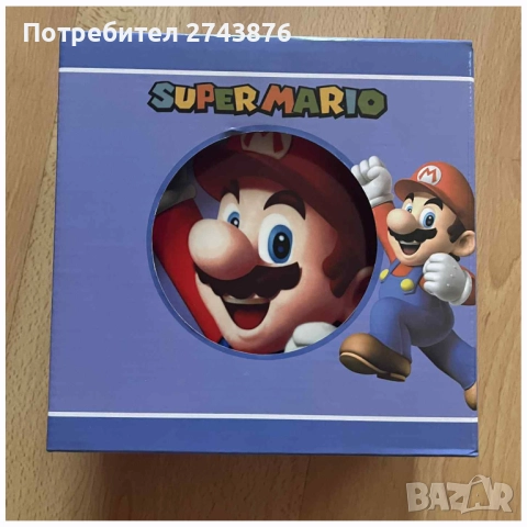 Детски порцеланов сервиз за хранене - СУПЕР МАРИО, 3 части, снимка 3 - Сервизи - 51848285