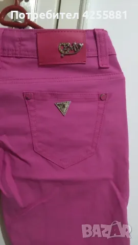 Розови дънки, снимка 5 - Дънки - 47903543