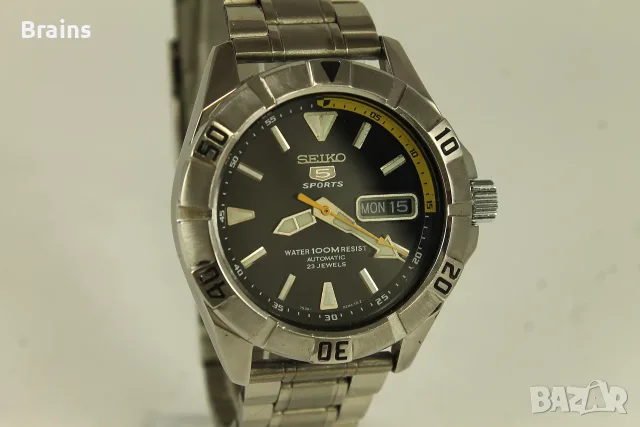 SEIKO 5 Sports Automatic 23 Jewels Японски Ръчен Часовник, снимка 4 - Мъжки - 56104419