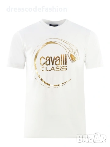 Мъжка оригинална тениска Cavalli class, снимка 2 - Тениски - 53896231