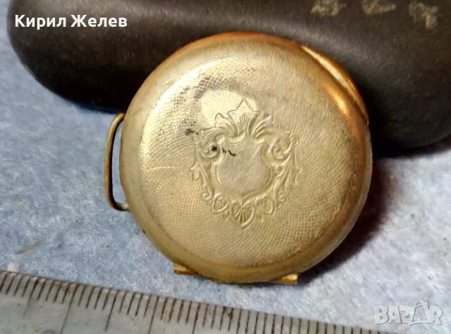 Старинен ШВЕЙЦАРСКИ ПОЗЛАТЕН ДЖОБЕН ЧАСОВНИК РЕТРО ОРНАМЕНТИКА КОЛЕКЦИОНЕРСКИ РЯДЪК МОДЕЛ 32415, снимка 9 - Антикварни и старинни предмети - 48289538