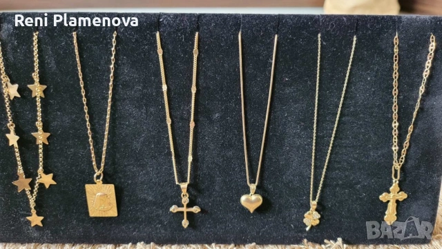 Златни синджирчета, снимка 4 - Колиета, медальони, синджири - 54163239