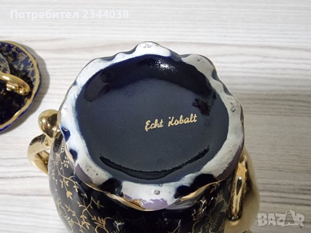 Баварски сервиз за кафе или чай Echt Cobalt , снимка 8 - Антикварни и старинни предмети - 42864723