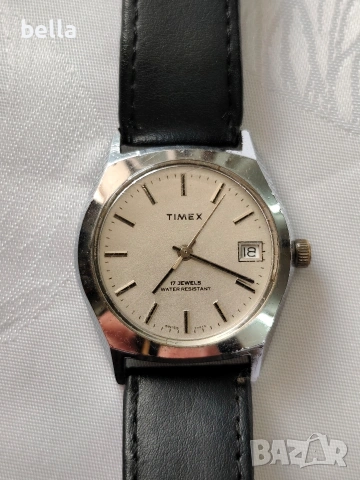 Мъжки часовник Timex 17 камъка в отлично запазен вид , снимка 3 - Мъжки - 54144155