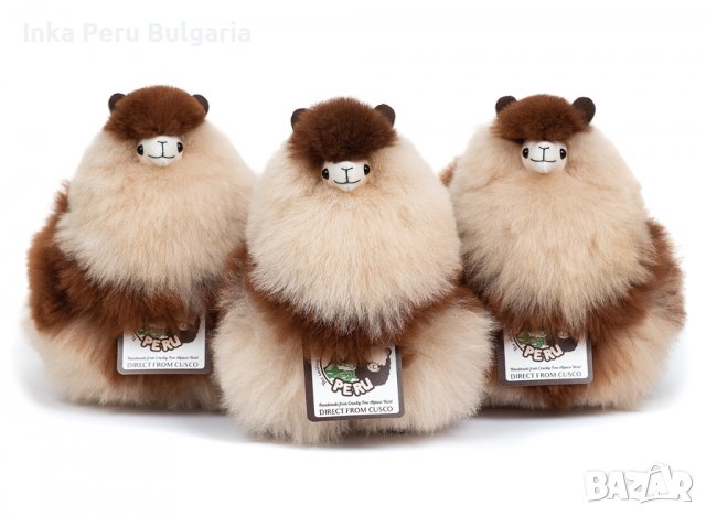  Усмихната алпака – малка, 23 см, Moccachino, снимка 2 - Плюшени играчки - 37101889