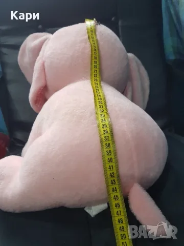  Големи Плюшени играчки 63см куче и 45см слон и мече, снимка 9 - Плюшени играчки - 47966857