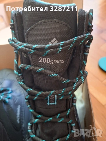 Дамски зимни обувки Columbia Bugaboot III - black/pacific rim, снимка 5 - Други спортове - 54299340