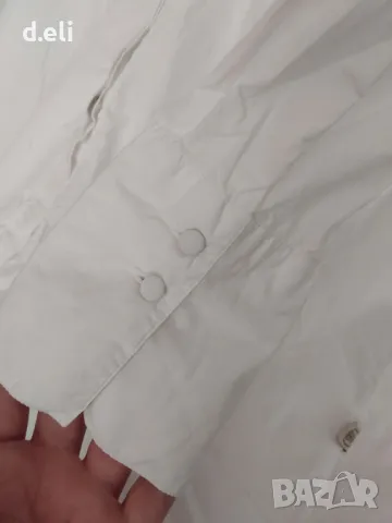 HILFIGER Original Size M-L 100% Памук Дълга риза-рокля, снимка 5 - Рокли - 49697102