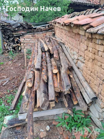 Стари дървени греди.  Дъб и Бук, снимка 4 - Строителни материали - 49548704