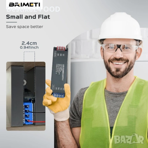 LED Захранване 12V 200W Трансформатор 220V към 12V Ultra Slim, снимка 5 - Лед осветление - 53378750