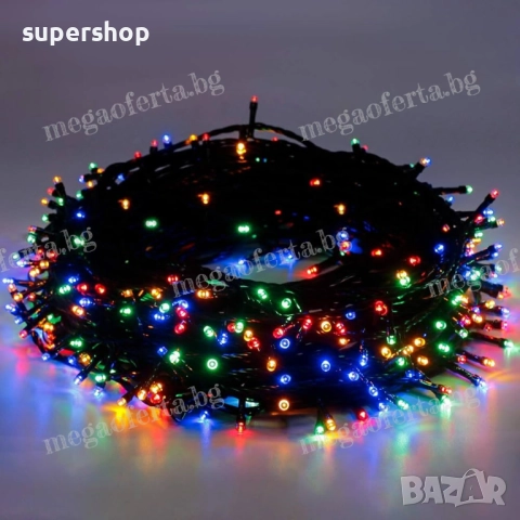 Светещ Коледен Гирлянд 50м. с 250 светодиода и 8 режима на светене , снимка 2 - Други - 52332112