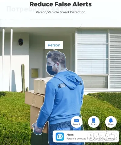 Reolink 5MP Wi-Fi,Камера за наблюдение, снимка 9 - HD камери - 49445009