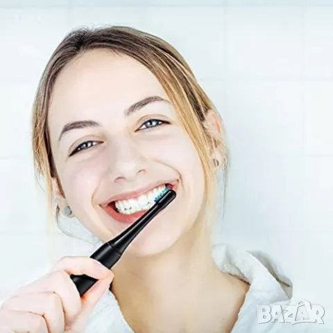 Електрическа четка за зъби HOMSCAM с 5 режима, 3 глави, презареждане на електрическата четка за зъби, снимка 7 - Други - 48089157