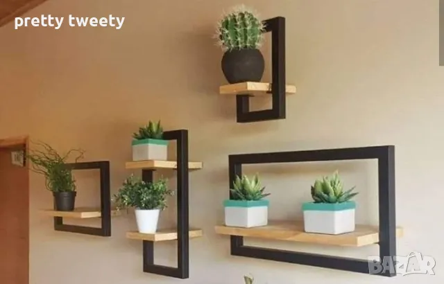 Метална етажерка за окачване на стена по поръчка , снимка 10 - Етажерки - 49322162