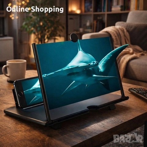 3D Увеличителен екран за смартфон с 5x мащабиране, снимка 5 - Резервни части за телефони - 53326723