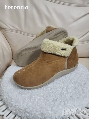 Нови дамски пантофи камел - 39 номер