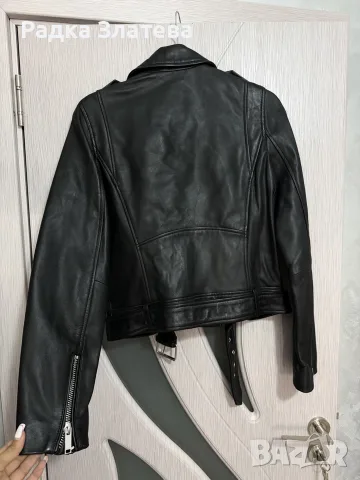Дамско кожено яке Zara, снимка 3 - Якета - 56525043