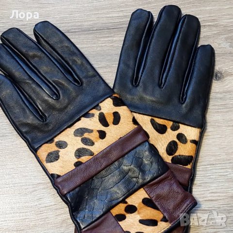 Дамски ръкавици естествена кожа, снимка 2 - Ръкавици - 48518999