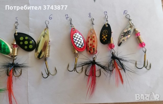 Блесни и воблери, снимка 3 - Стръв и захранки - 40834644