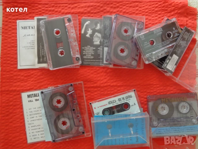 Продавам 6 броя аудиокасетки Metallica, снимка 3 - Аудио касети - 51202706