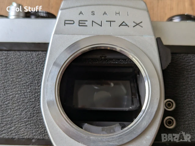 Фотоапарат Asahi Pentax SP500 с обектив Super-Takumar 1:2/55 , снимка 10 - Фотоапарати - 51174777