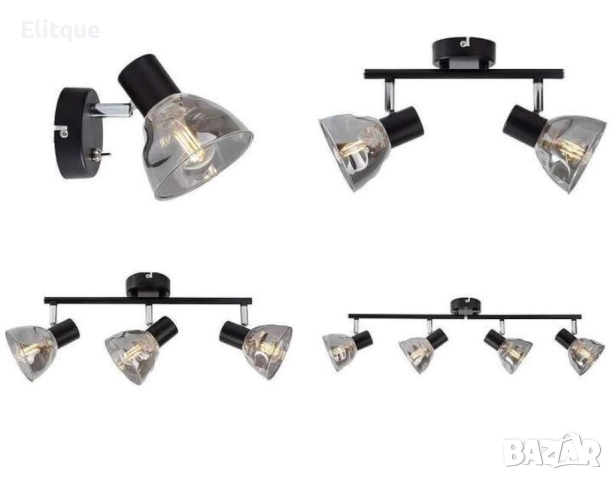 Спот  Мoon, E14, 1 x max 40W, с ключ изисканият лукс, снимка 5 - Други - 52853759