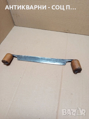 Соц Стар Ръчно Кован Дърводелски Рукан. , снимка 2 - Антикварни и старинни предмети - 52957684