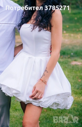 Рокля (бяла) , снимка 5 - Рокли - 53886827