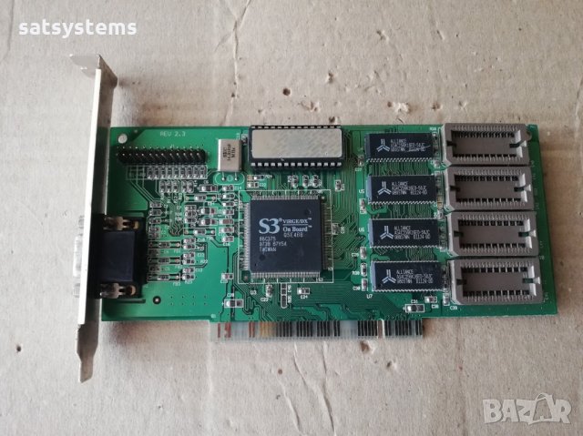 Видео карта  S3 Virge/DX Aristo Ihbart REV:2.3 2MB PCI, снимка 1 - Видеокарти - 30435933