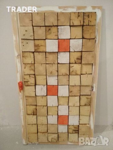 3D декоративно дървено пано за стена 