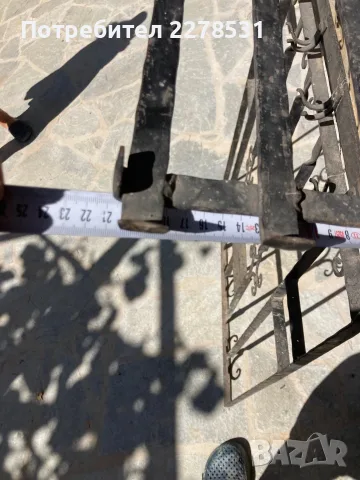 Закачалка от ковано желязо, снимка 6 - Закачалки - 56437433