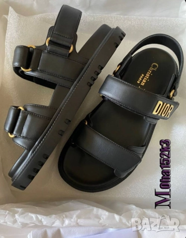 сандали от естествена кожа christian dior, снимка 2 - Сандали - 51456272