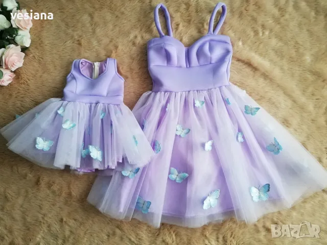 Рокли мама и дъщеричка , снимка 1
