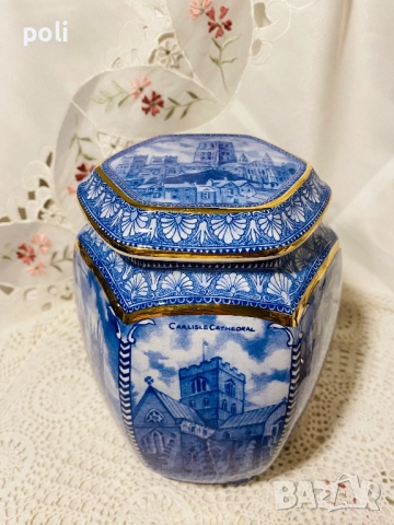 порцеланов буркан , снимка 2 - Антикварни и старинни предмети - 52584371