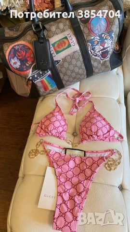 бански бикини XS/S/M* Gucci Black TECHNICAL , снимка 9 - Бански костюми - 51366061