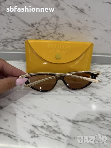 Bottega Veneta тигрови очила с лого, снимка 5 - Слънчеви и диоптрични очила - 55859356