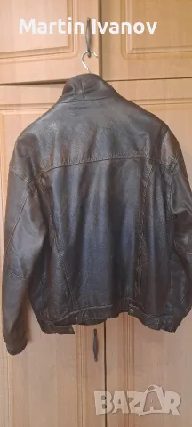 Кожено яке Jack & Jones , снимка 3 - Якета - 56441941