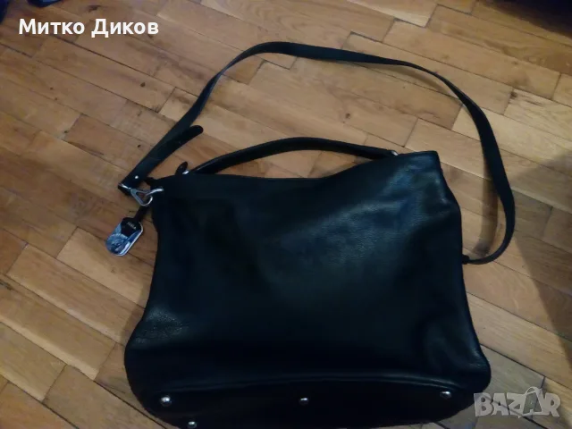Furla маркова женска чанта като нова 37х30х20см естествена кожа оригинал сто процента