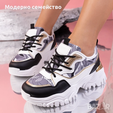 Страхотни дамски маратонки с връзки 