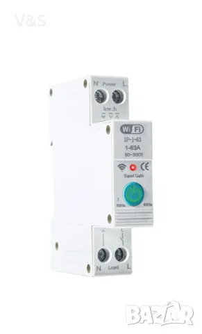 Предпазител Noenno, Smart, WiFi с дистанционно управление чрез приложението TUYA, 63A, снимка 4 - Друга електроника - 48910499
