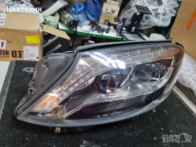 Ляв фар Mercedes S W222 lqv far Мерцедес С 222, снимка 2 - Части - 53212954