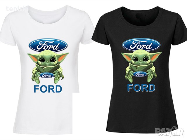  Мъжка и дамска тениска Baby Yoda Hug BMW Mercedes Subaru Pоrsche Mazda Suzuki, снимка 16 - Тениски - 28162437