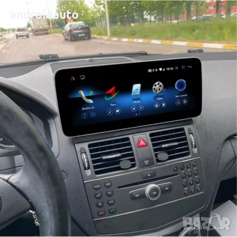 MERCEDES-BENZ C-CLASS W204 2007- 2010 12.3" Android Мултимедия, снимка 2 - Аксесоари и консумативи - 51670606