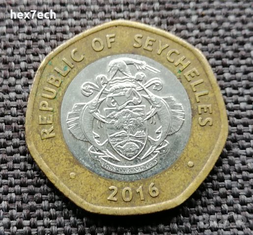 ❤️ ⭐ Монета Сейшели 2016 10 рупии ⭐ ❤️, снимка 2 - Нумизматика и бонистика - 38701775