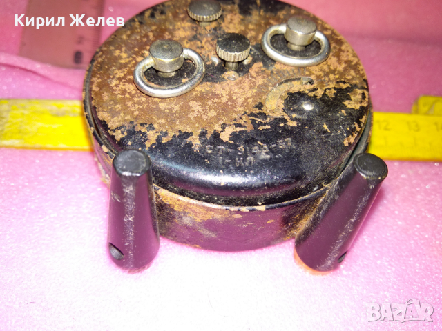 SLAVA MADE in USSR Стар КОЛЕКЦИОНЕРСКИ РУСКИ БУДИЛНИК МЕХАНИЧЕН НАСТОЛЕН ЧАСОВНИК СЛАВА СССР 30775, снимка 8 - Антикварни и старинни предмети - 44548987