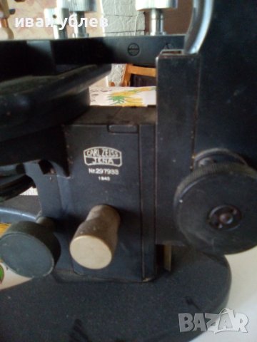 продавам микроскоп СARL  ZEJSS  JENA, снимка 4 - Антикварни и старинни предмети - 38601081